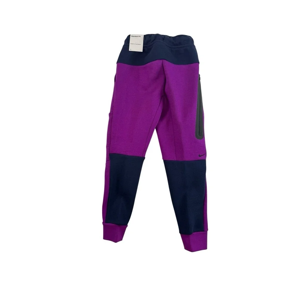 Nike Sportswear Tech Fleece  Kids Joggers Purple Navy Size‎ XS HV5869-505 $90
